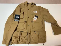 Supreme x THE NORTH FACE ザノースフェイス カーゴジャケット GOLD Lサイズ