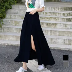 ロングスカートインナーショートパンツ付き