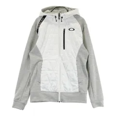 サイズ：M OAKLEY オークリー  中綿切替 フード付き長袖ジャケット  グレー系 [240101578262] ゴルフウェア メンズ ストスト