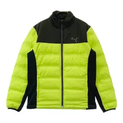 サイズ：M PUMA GOLF プーマゴルフ  中綿ジップジャケット  グリーン系 [240101579358] ゴルフウェア メンズ ストスト