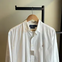 14876 - ポロ ラルフローレン 白 シャツ