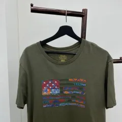 14247 - ポロ ラルフローレン カーキ 半袖 Tシャツ