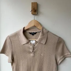 14756 - バーバリー ストライプ 半袖 カラーTシャツ