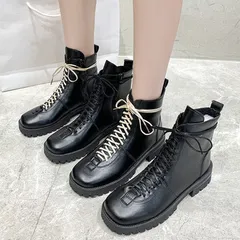 厚底 ショートブーツ レディース 裏起毛