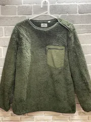 A【A21-43】◇ UNIQLO Sサイズ フリースプルオーバー　緑色