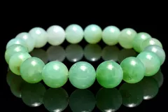 【１点物】高発色◇癒やしのグリーン クリソプレーズ　10mm　グラデーション ブレスレット パワーストーン 天然石 _MC1575