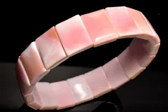 【１点物】希少！女王貝 クイーンコンクシェル　11x15mm　バングル パワーストーン 天然石 _MC1727