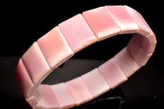 【１点物】希少！女王貝 クイーンコンクシェル　11x15mm　バングル パワーストーン 天然石 _MC1733