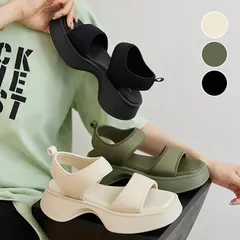 スポーツサンダル 厚底 ボリューム