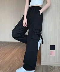 カーゴパンツ レディース ワイドパンツ