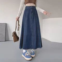 デニムスカート ロングスカート Aライン