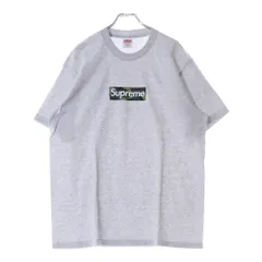 SUPREME (シュプリーム) 23AW Box Log Tee カモフラ ボックスロゴ クルーネック半袖Tシャツ カットソー グレー