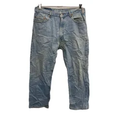USA製 Levi's 505 デニムパンツ W36 ライトブルー リーバイス ジップアップ アメカジ ジーンズ デニム コットン 2511-451