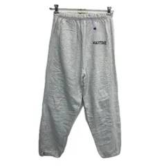 ～00s Champion スウェットパンツ M ライトグレー チャンピオン プレミアムリバースウィーブ 裏起毛 ワンポイント ボトムス 2511-470