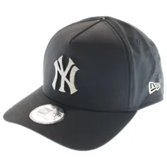 N21 numero ventuno (ヌメロ ヴェントゥーノ) MLB×NEW ERA 9FORTY A-Frame NEW YORK YANKEES ニューエラ ニューヨークヤンキース ラインストーン装飾ベースボールキャップ ブラック