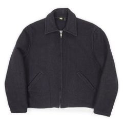 KING-O-WEAR 60s 60年代 ウールスポーツジャケット スポジャケ 短丈 CLARK COATS USA ヴィンテージ アメリカ 古着 メンズ コート ジャケット ダークネイビー 42【中古】