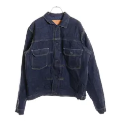 STUDIO D'ARTISAN (ステュディオダルチザン) 富士山 デニム トラッカー ジャケット インディゴ D4531のサムネイル
