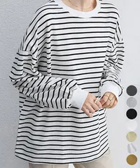ボーダーTシャツ レディース 長袖ロンT