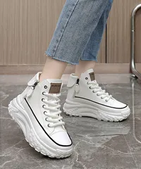 スニーカー ハイカットスニーカー レディース 厚底靴