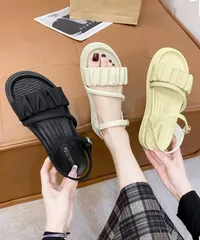 厚底サンダル レディース 美脚 夏靴