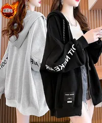 裏起毛パーカー ジップアップ フーディー