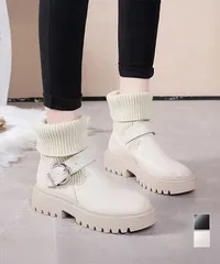 ニットブーツ レディース ソックスブーツ