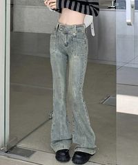 ドゥーズィエムクラス 定価3.7万 MONA バギー デニムパンツ 近年モデル