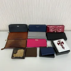 財布　まとめ　レディース　メンズ　12点セット　フルラ　サマンサタバサ　レザー　長財布　二つ折り財布　ウォレット　キーケース　（ME76-2984）