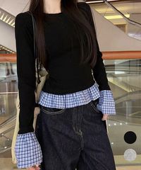 新品マリークワント  デイジーフクレジャカードペプラム プルオーバー М  長袖 MARY QUANT - 新品マリークワント デイジーフクレジャカードペプラム