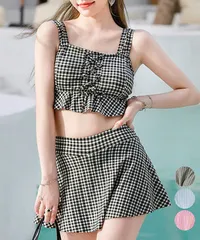 盛れる水着レディースビスチェビキニセット