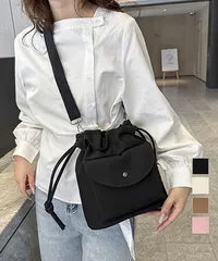 ショルダーバッグ 2wayバケットバッグ