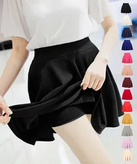 インナーパンツ付きミニスカートレディース