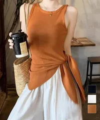 タンクトップ サイドスリット夏服