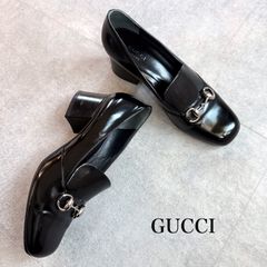 美品 GUCCI ホースビット パンプス 黒 38 1/2 楽天市場】グッチ 靴 レディース ホースビット付き ミッドヒール