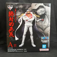 [미품] 이치 반 쿠지 원피스 절대적 정의 A상 사카즈키 MASTERLISE EXPIECE 피규어 ONE PIECE 아카개 해군 대장 반프레스트 BANDAI SPIRITS 이치 반 쿠지 피규어 상자 첨부
