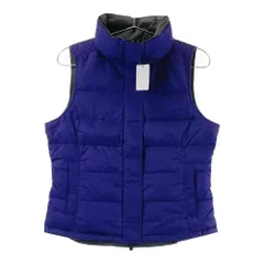 サイズ：1 BURBERRY GOLF バーバリーゴルフ  リバーシブル ダウンベスト チェック柄 パープル系 [240101554921] ゴルフウェア レディース ストスト