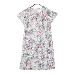 サイズ：1 ADABAT アダバット  半袖ワンピース 総柄 ホワイト系 [240101559956] ゴルフウェア レディース ストスト