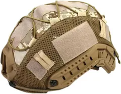 All Trust ヘルメットカバー サバゲー 保護 ヘッドウエア ミリタリー (カーキ)
