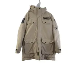 MLB レディース 85 ベージュ YANKEES フード アウター K8612