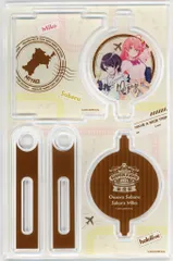 【中古】アクリルスタンド・アクリルパネル 大空スバル＆さくらみこ 回転アクリルスタンド 「バーチャルYouTuber ホロライブ hololive SUPER EXPO 2024 後夜祭」