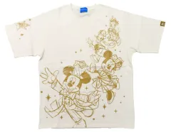 【中古】Tシャツ 集合(スケッチ風/Everlasting Dreams) Tシャツ クリームイエロー M-Lサイズ 「東京ディズニーリゾート40周年 “ドリームゴーラウンド” グランドフィナーレ」 東京ディズニーリゾート限定