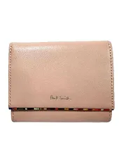 【中古】Paul Smith ポールスミス 小物 財布 三つ折り pwd543 ピンク＿S11＿セルモアから出品＿s-0349-r11
