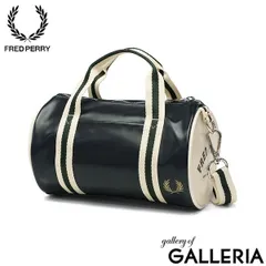 フレッドペリー ショルダーバッグ レディース メンズ FRED PERRY バッグ 小さめ おしゃれ ブランド 軽量 斜めがけ ミニボストン ミニショルダー ミニバレルバッグ 2WAY 3L Classic Mini Barrel Bag L9256