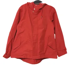 RE261 【美品】relume JOURNAL STANDARD レリューム　ジャーナルスタンダード　ナイロンパーカー　マウンテンパーカー　ジップアップ　赤　レッド　レディース　フリーサイズ