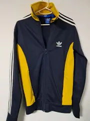 アディダス ネイビー/イェロー トラック ジャケット 95
