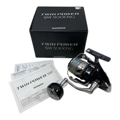【未使用に近い】SHIMANO 21TWIN POWER SW 5000XG Shimano 15 Twin Power SW 5000XG Spinning Reel From Stylish anglers