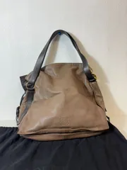 12059-068★LOEWE/ロエベ/ショルダー/バッグ/フラメンコ/ブラウン/レディース/アナグラム★