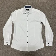 95 ダックス 白 シャツ スリムフィット