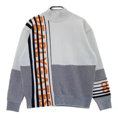 サイズ：0 PEARLY GATES パーリーゲイツ 2024年モデル ハイネック ニットセーター 総柄 グレー系 [240101573468] ゴルフウェア レディース ストスト
