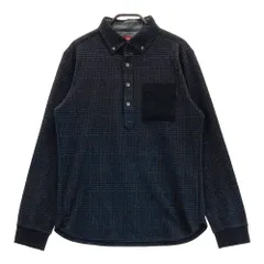 サイズ：M CALLAWAY キャロウェイ 2023年モデル レッドレーベル 長袖ポロシャツ ボタンダウン グレンチェック柄 ブラック系 [240101573902] ゴルフウェア メンズ ストスト